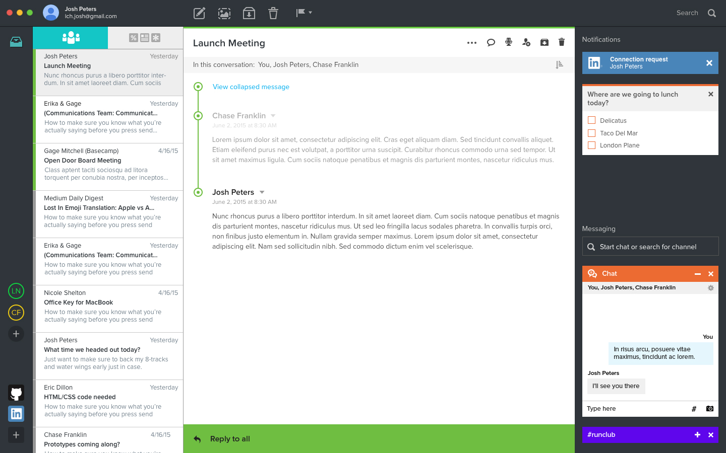 Echo Email application thumbnail